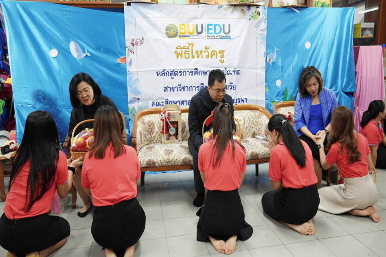 SDGs Project: Wai Khru (Teacher Appreciation Ceremony) for Master’s Degree Students in Early Childhood Education, Faculty of Education, Academic Year 2025