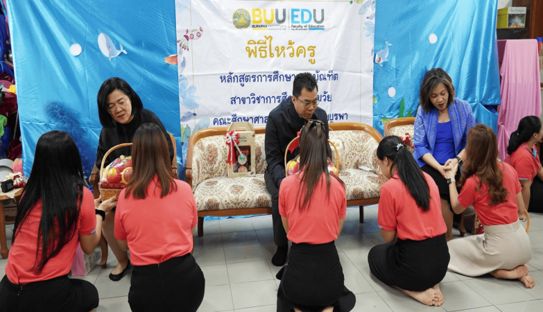SDGs Project: Wai Khru (Teacher Appreciation Ceremony) for Master’s Degree Students in Early Childhood Education, Faculty of Education, Academic Year 2025