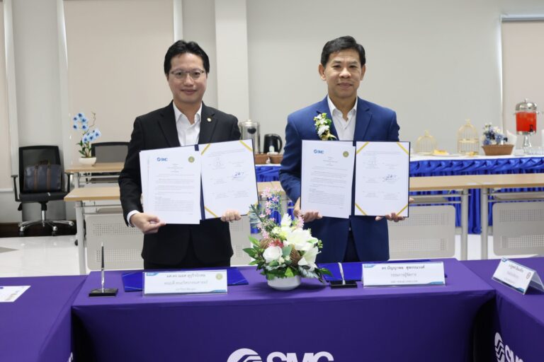 Academic Collaboration on Pneumatics and Automation Technology under the EEC Model between the Faculty of Engineering, Burapha University and SMC (Thailand) Ltd.