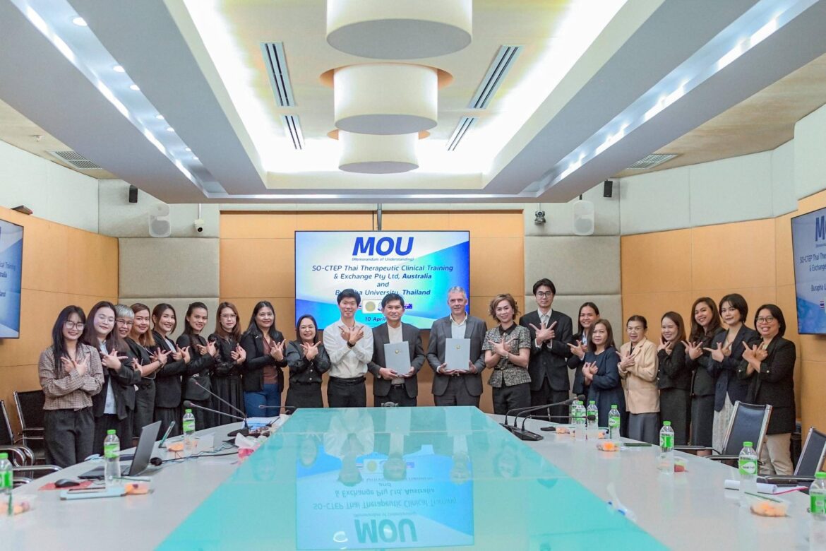 Academic Cooperation between the Faculty of Allied Health Sciences, Burapha University, and SO-CTEP Thai Therapeutic Clinical Training & Exchange Pty Ltd, Australia