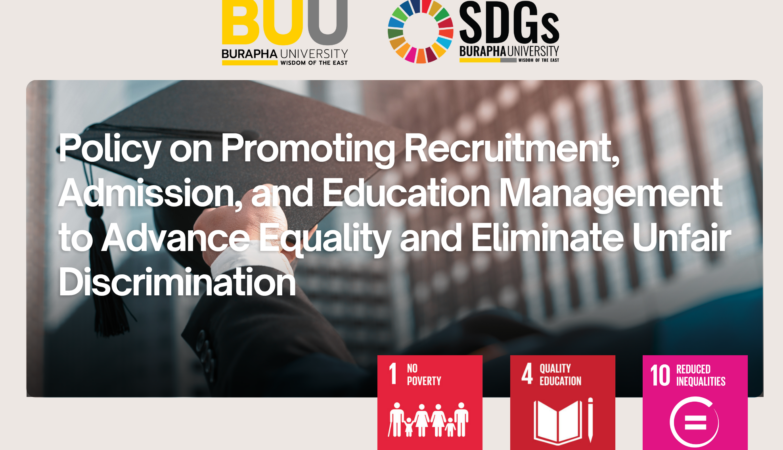Policy on Promoting Recruitment, Admission, and Education Management to Advance  Equality and Eliminate Unfair Discrimination